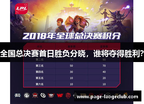 全国总决赛首日胜负分晓，谁将夺得胜利？