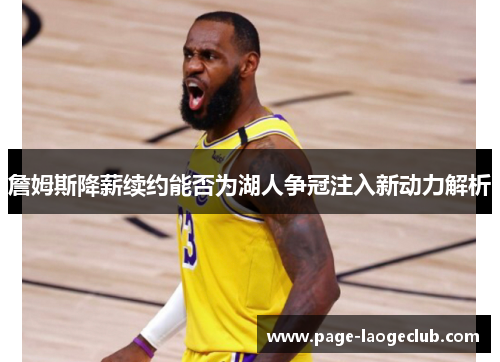 詹姆斯降薪续约能否为湖人争冠注入新动力解析 詹姆斯降薪续约能否为湖人争冠注入新动力解析